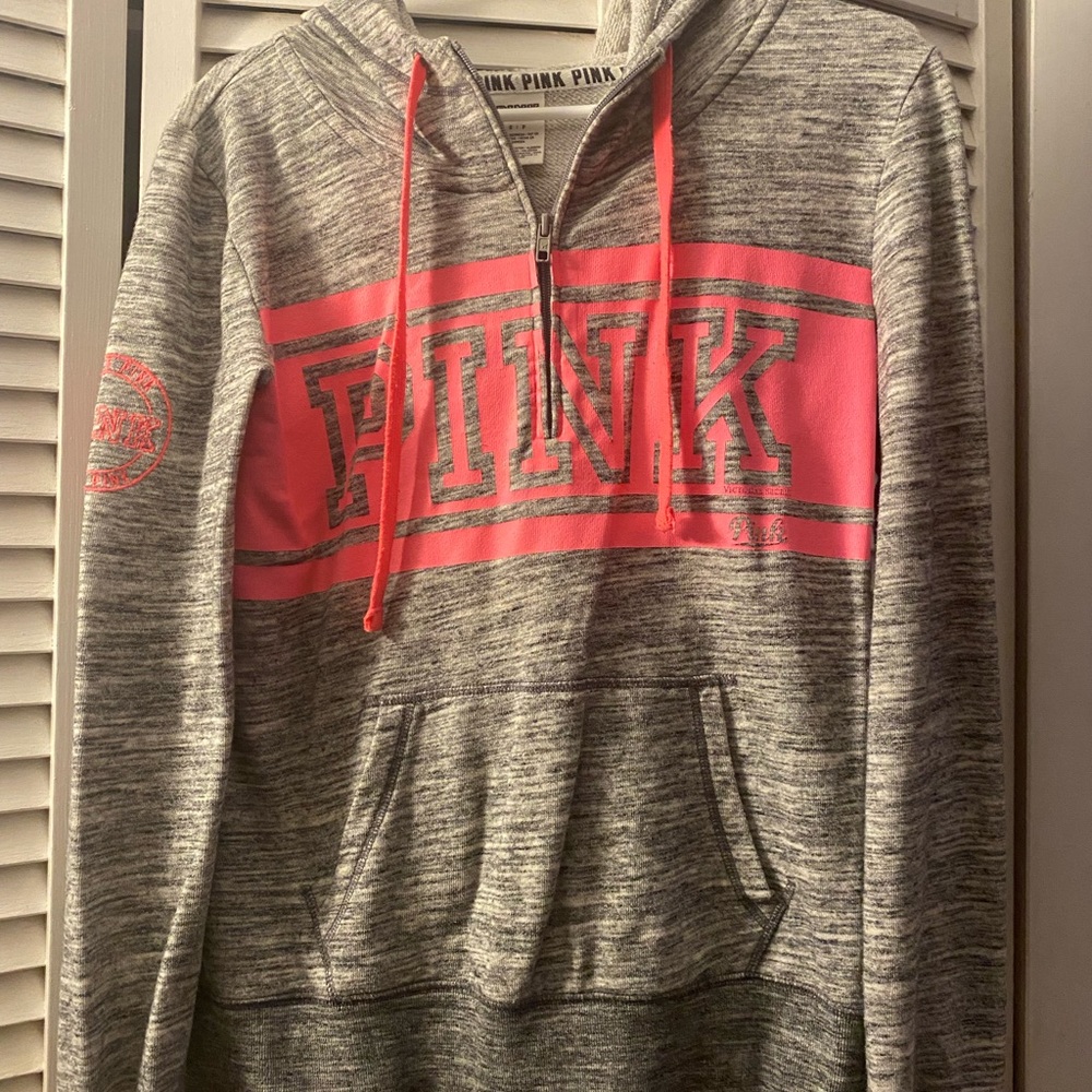 PINK Victoria’s Secret Quarter Zip Hoodie